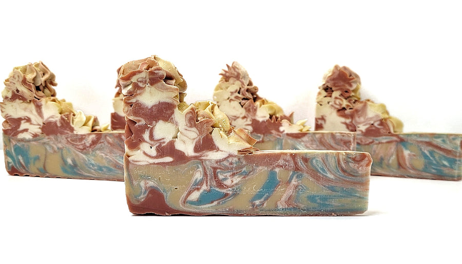 Mosaic Soap Cake Slice