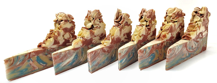 Mosaic Soap Cake Slice