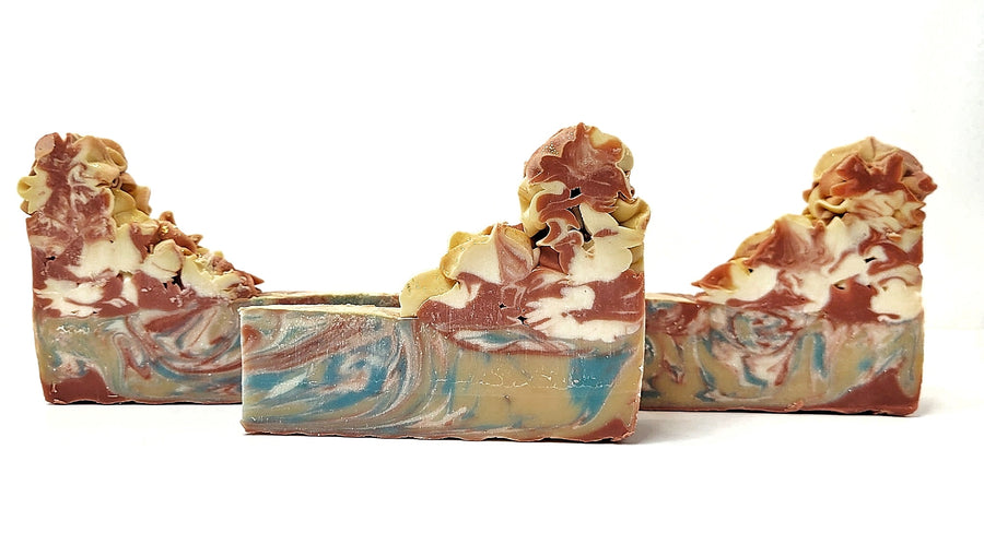 Mosaic Soap Cake Slice