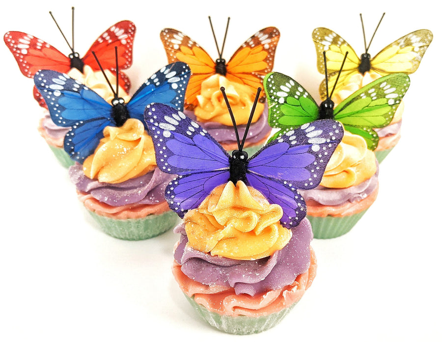 Butterfly Cupcake Soaps